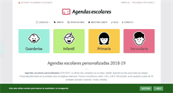 Desktop Screenshot of agendasescolares.net